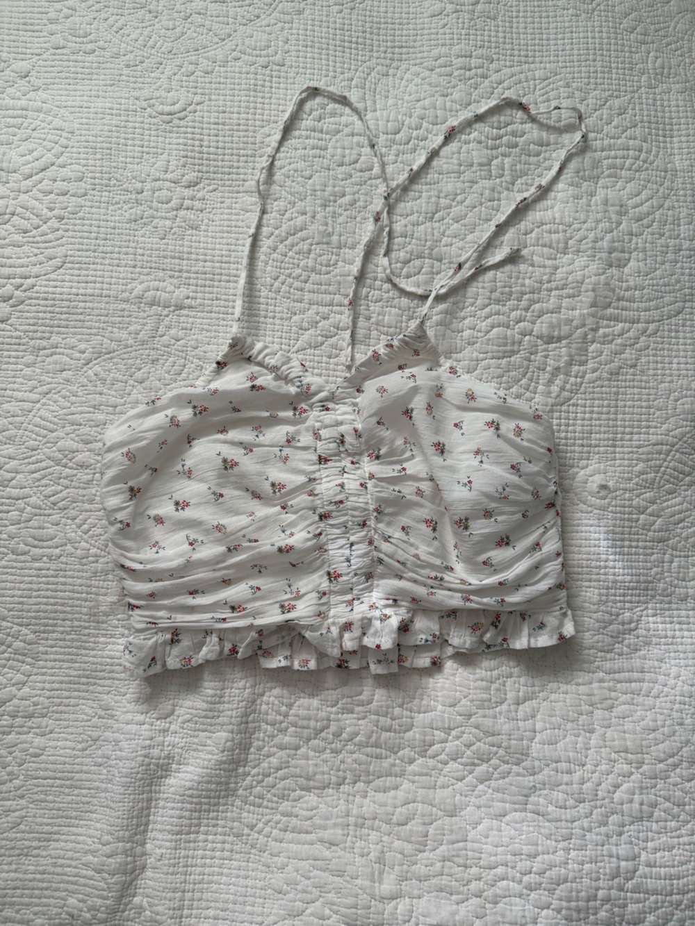 American Eagle Outfitters floral crop top